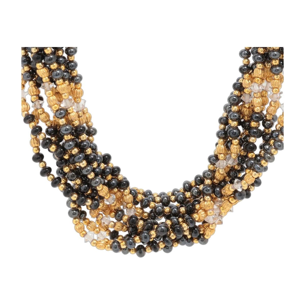 Celine Beaded Metal Bracelet