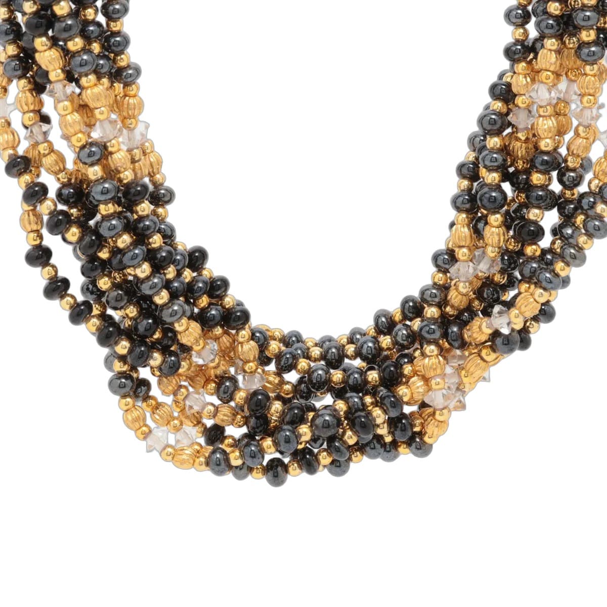 Celine Beaded Metal Bracelet