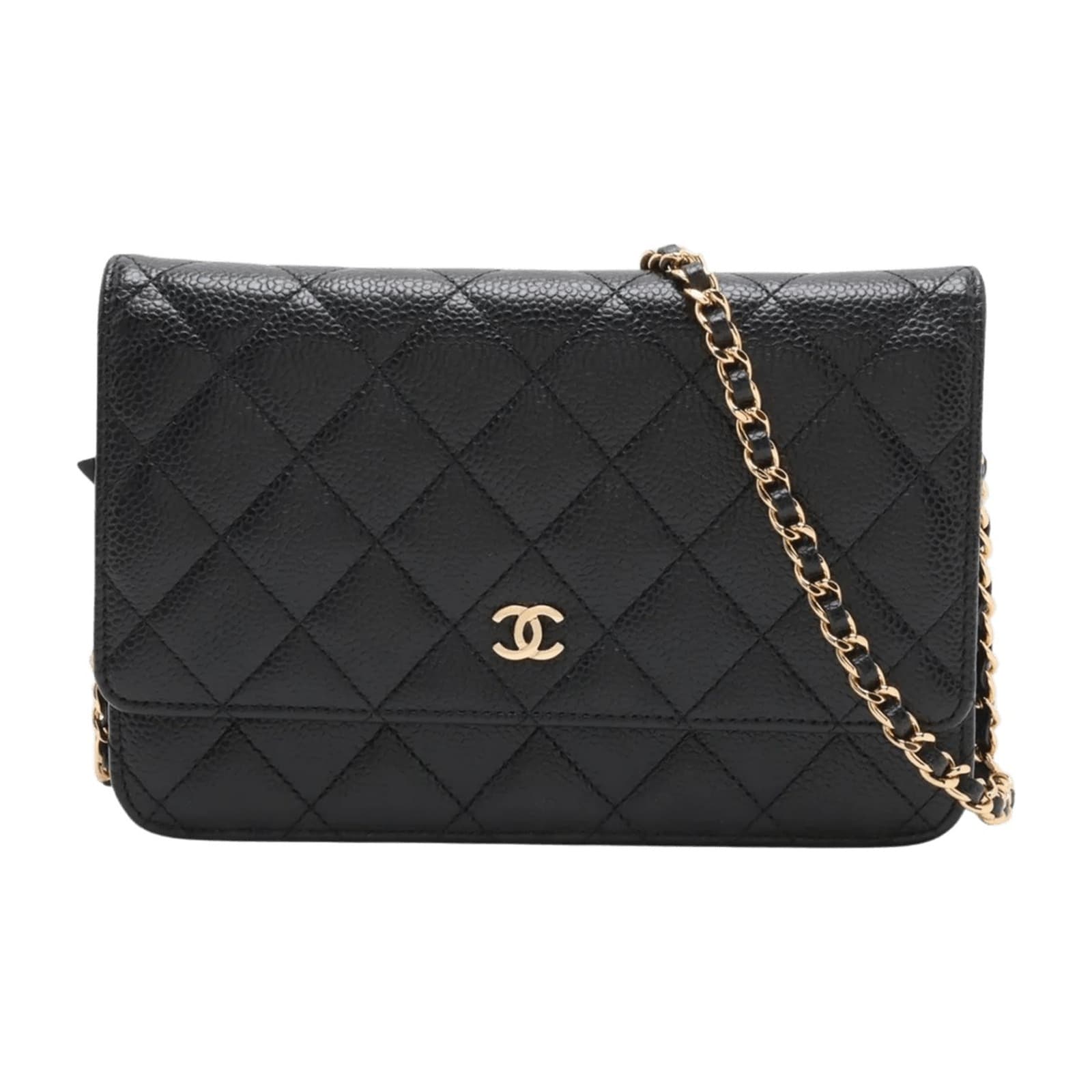 Chanel Caviar Wallet on Chain