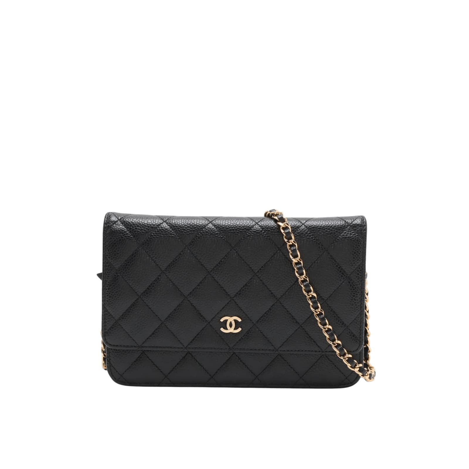 Chanel Caviar Wallet on Chain