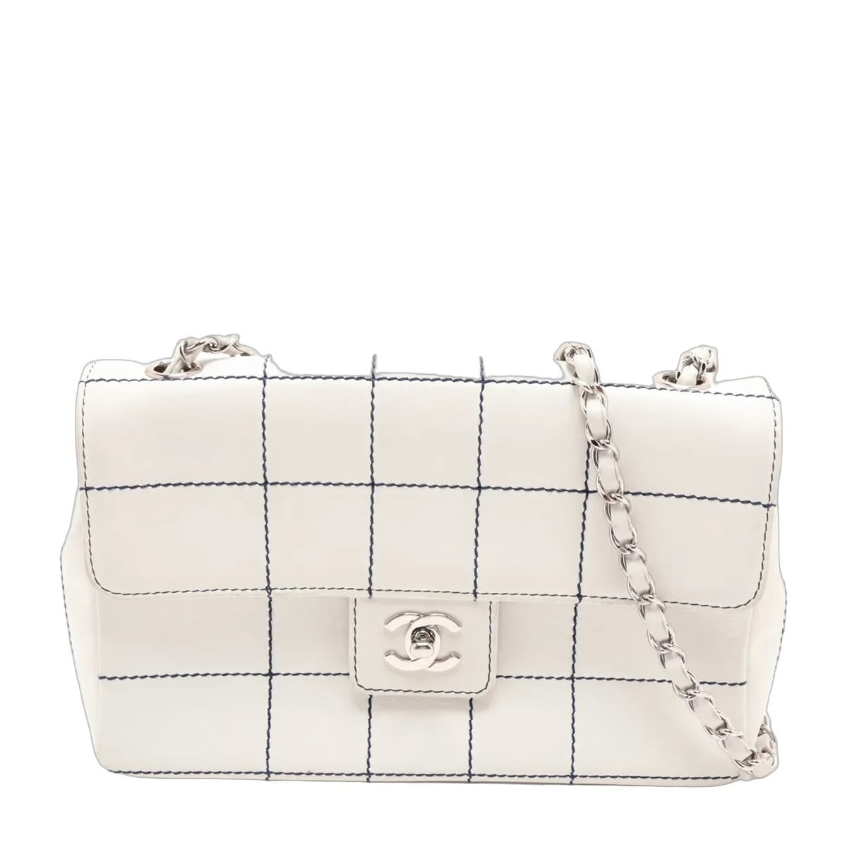 Chanel Chocolate Bar Single Flap Chain