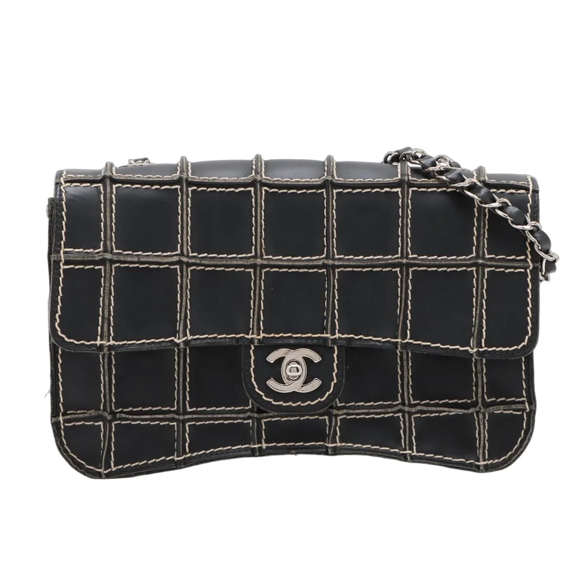Chanel Chocolate Bar Wild Stitch Shoulder Bag