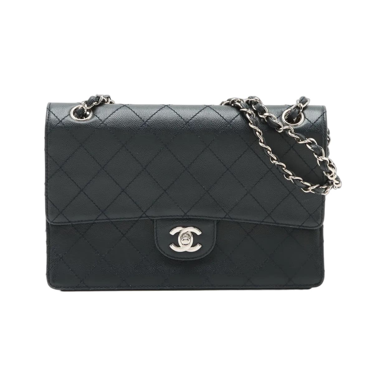 Chanel Matelassé Caviar Chain Bag