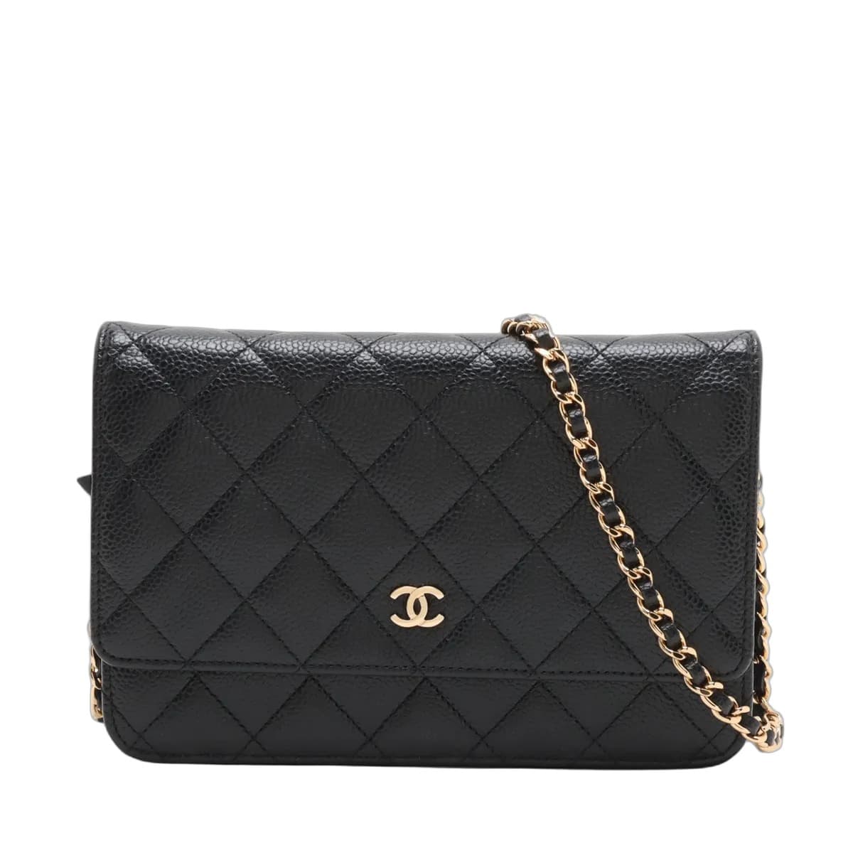 Chanel Matelassé Caviar Chain Bag