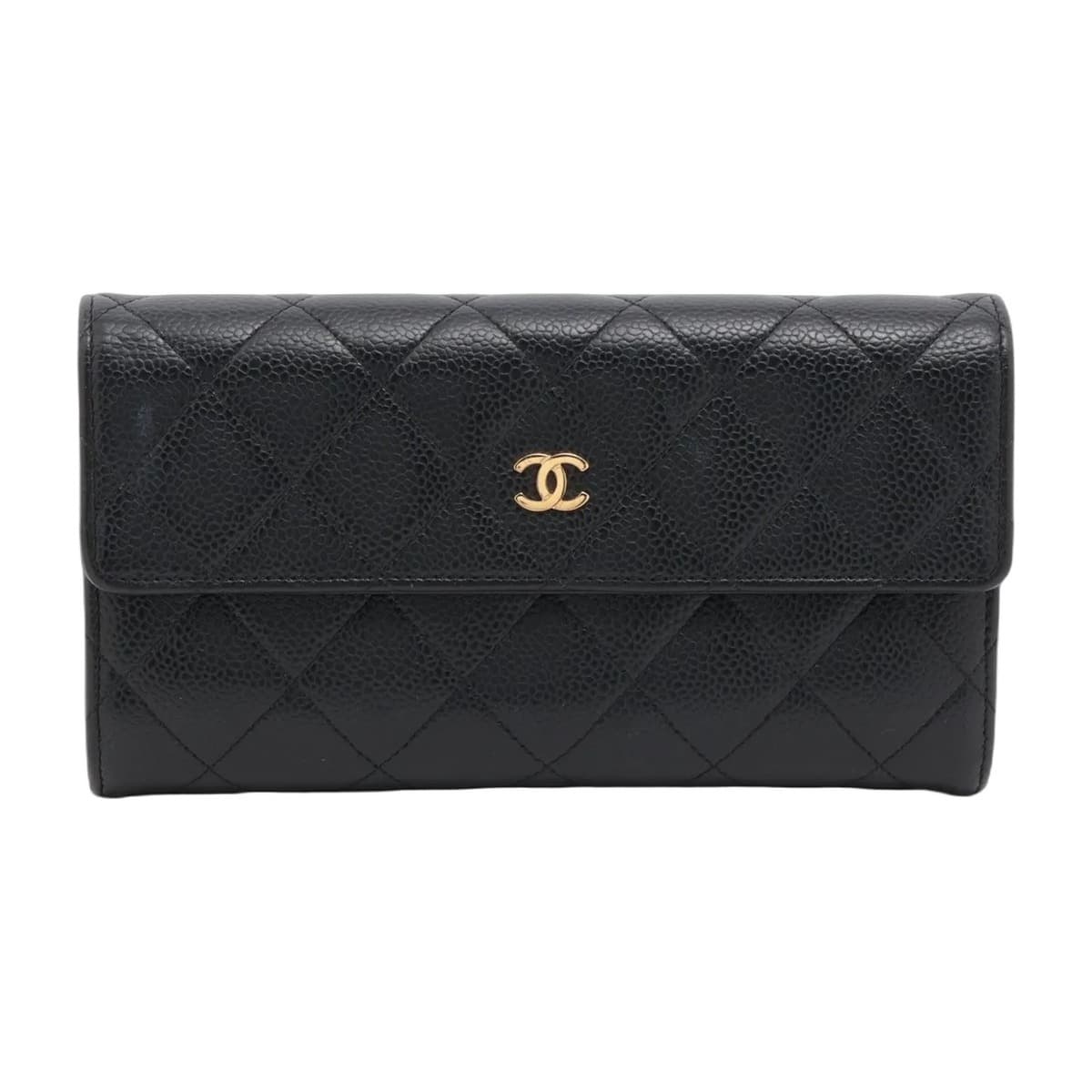 Chanel Caviar Long Wallet