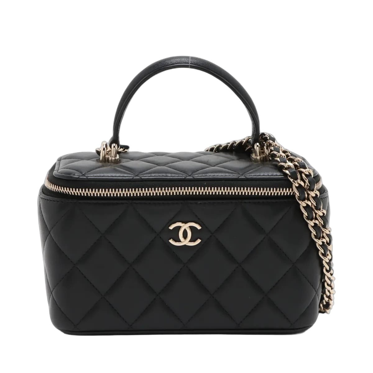 Chanel Matelassé Lambskin Chain Bag