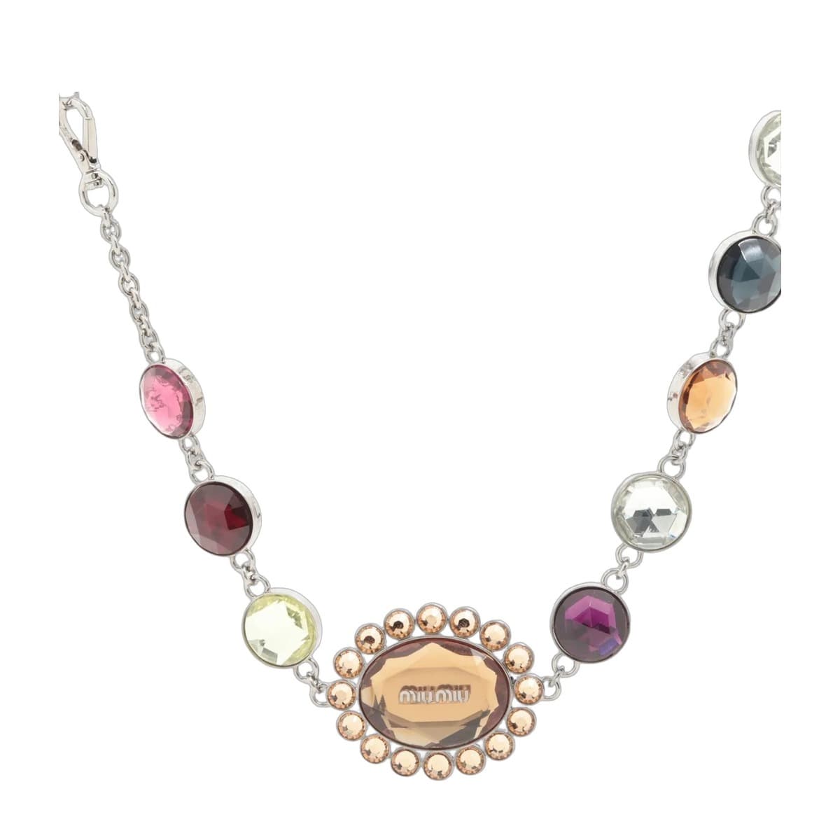 Miu Miu Rhinestone Necklace