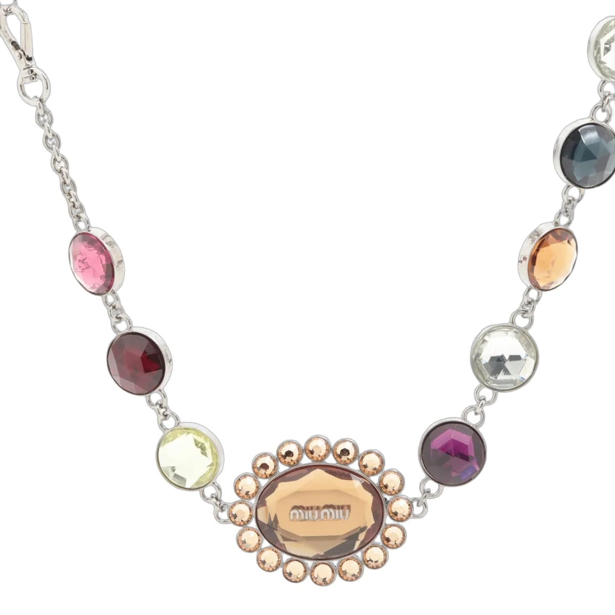 Miu Miu Rhinestone Necklace